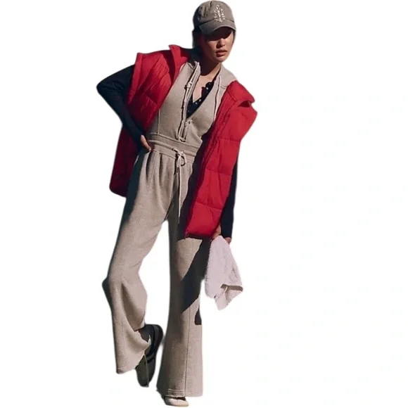 We the free making it jumpsuit, one piece, Heather grey Large - Picture 14 of 15